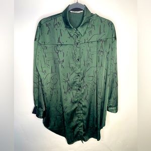 Green Button Down Shirt